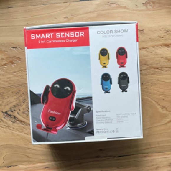 NEW Smart Car Wireless Charger Mobile Phone Holder With Automatic Sensor - Picture 3 of 7